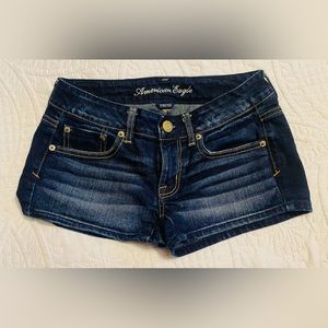 American Eagle Stretch Denim Shorts Size 2